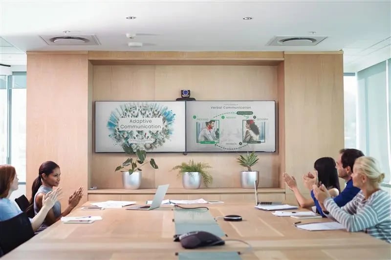 Team collaborating on learning design